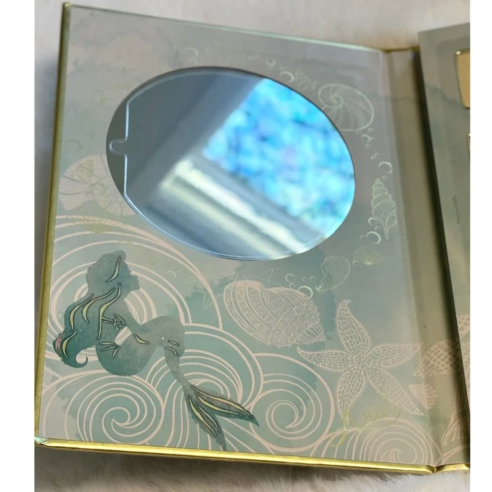New Disney Princess Ariel Little Mermaid Eyeshadow Palette with mirror